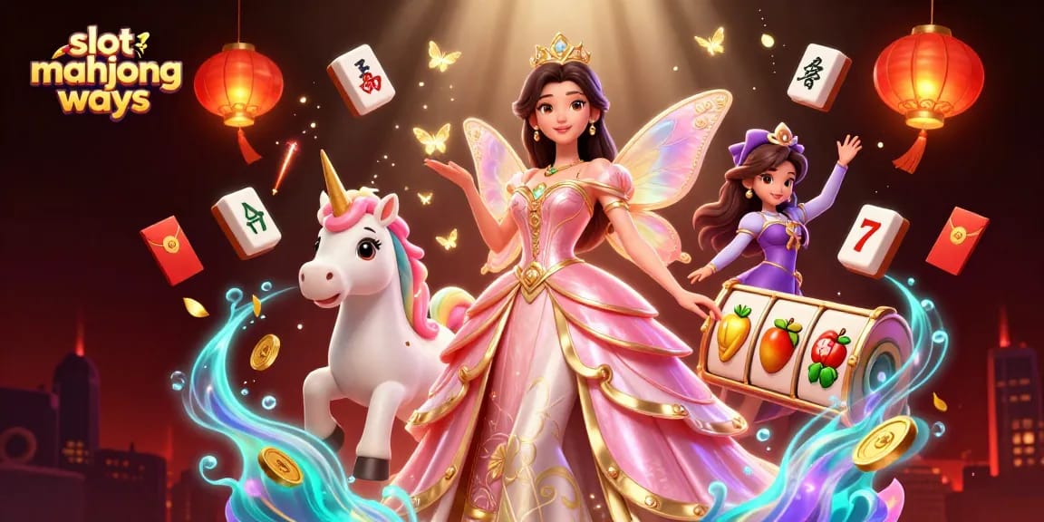 Spin and win in the slot mahjong ways with stunning visuals of mahjong tiles and vibrant casino elements.