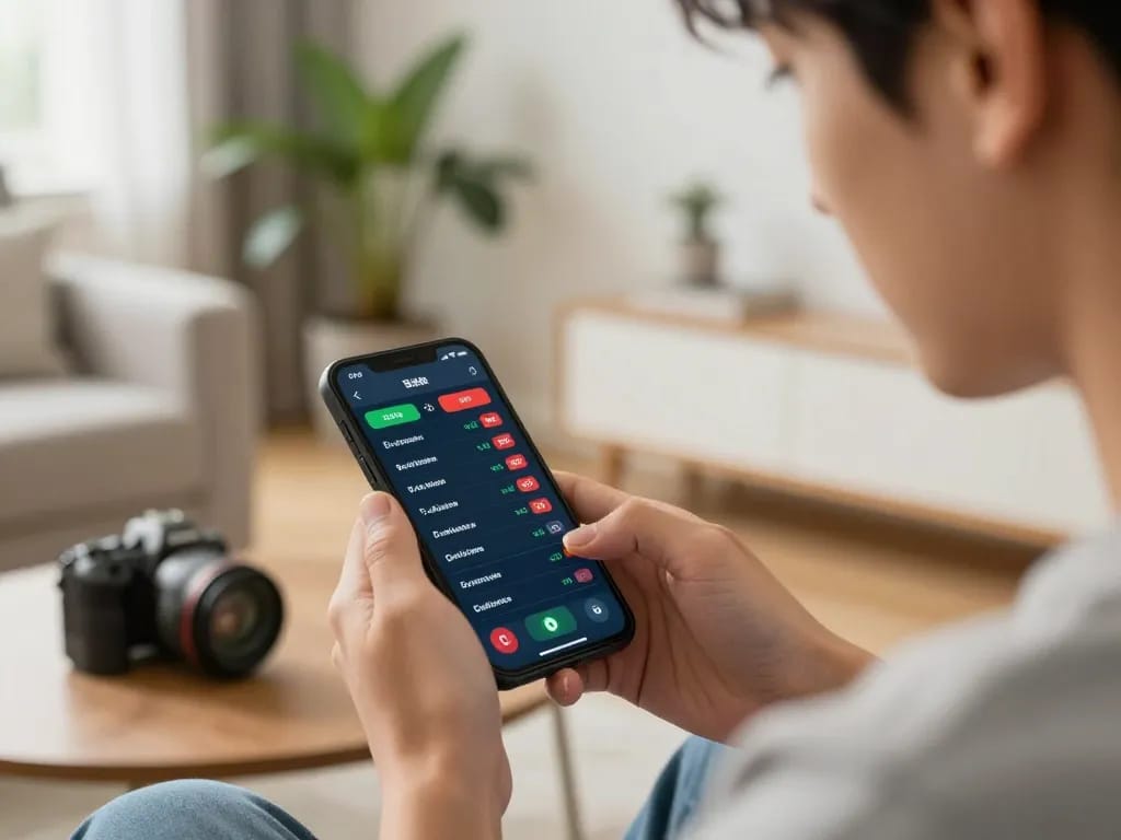 Betting excitement captured as user interacts with nano banana flash app for sports odds