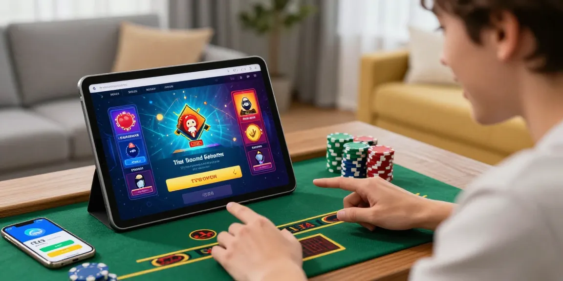 Expérience engageante de casino en ligne retrait immédiat avec un joueur profitant des jeux en ligne et des retraits instantanés.
