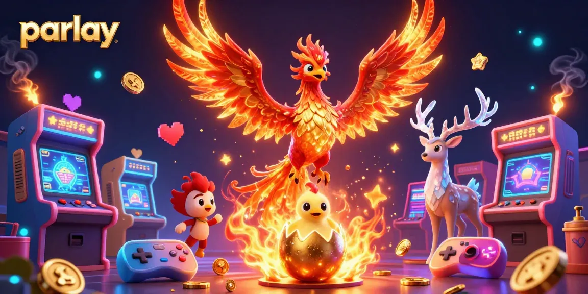Place your ultimate parlay bets amidst a vibrant fantasy casino scene featuring mythical creatures.