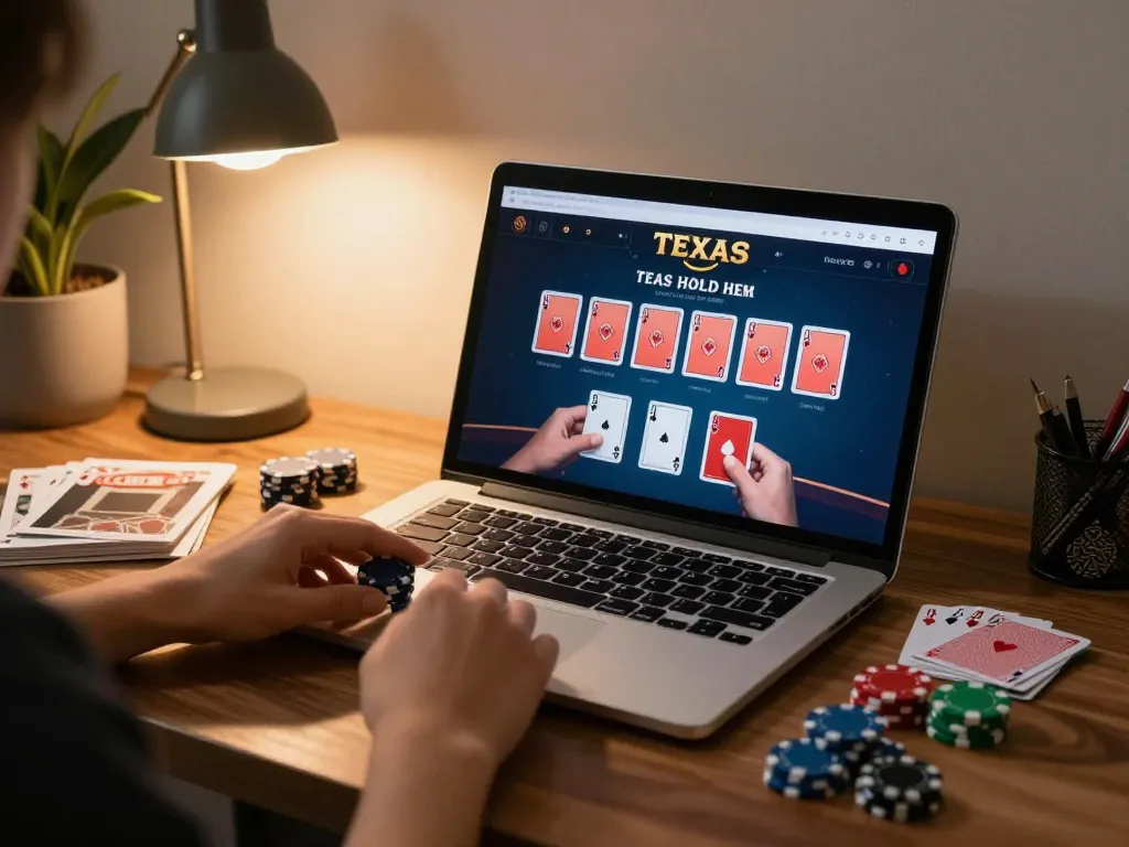 Engaging poker strategy session using fly 88 online gaming platform at home