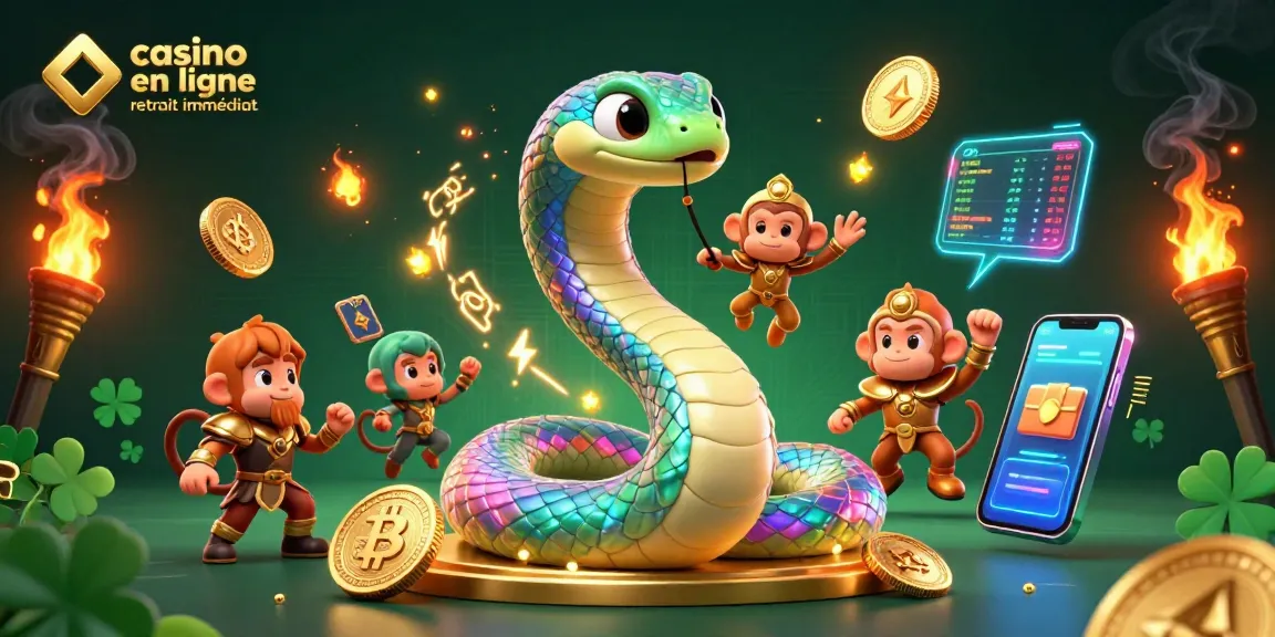 Améliorez votre expérience de jeu avec un casino en ligne retrait immédiat mettant en scène des personnages vibrants et des éléments cryptographiques.