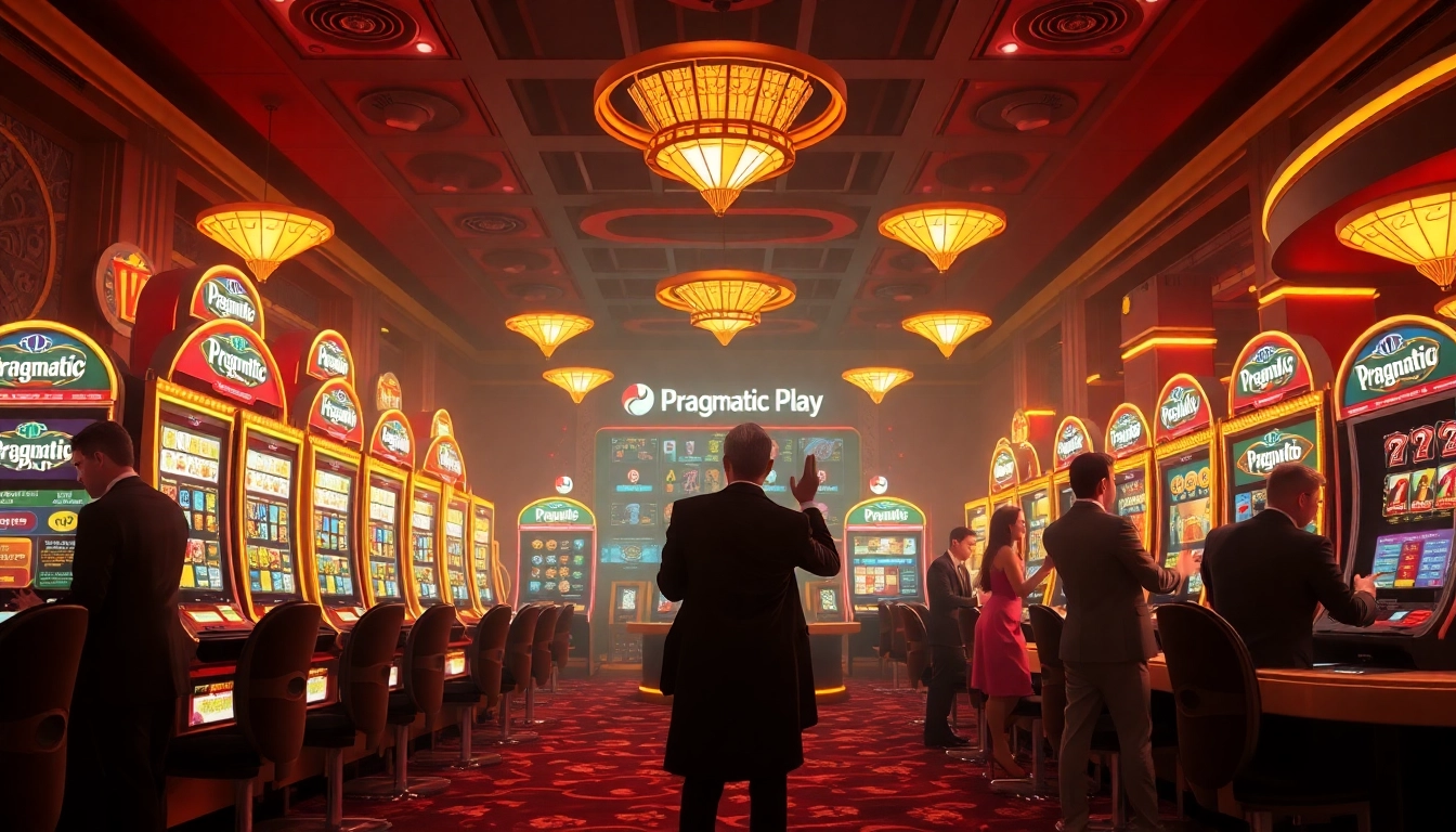 Experience the thrill of slot pragmatic play in a luxurious casino setting filled with excitement.
