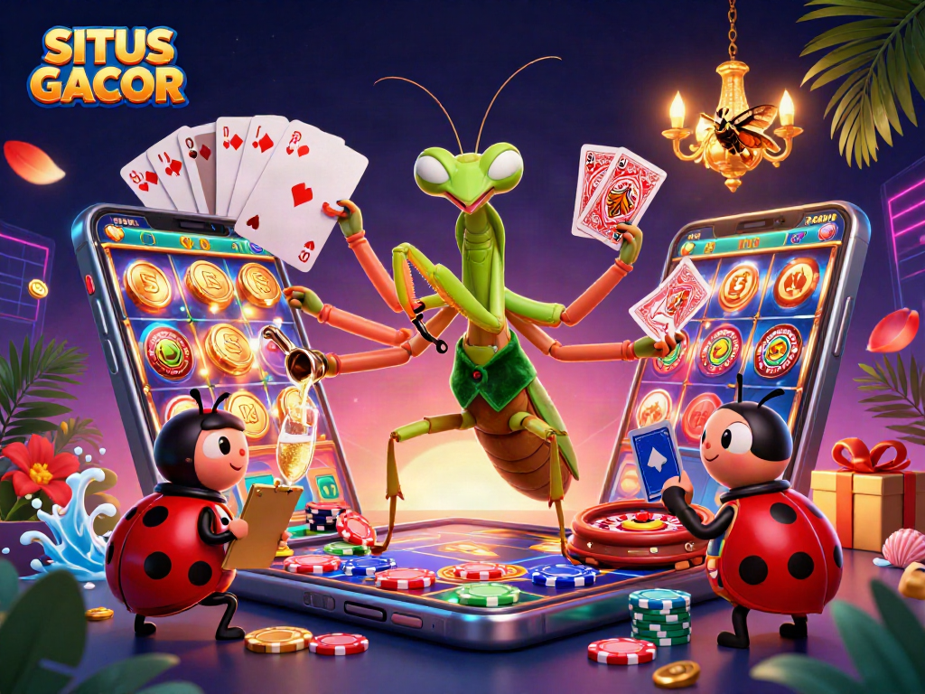 SITUS GACOR card sharp characters showcasing vibrant casino action and engaging gameplay.
