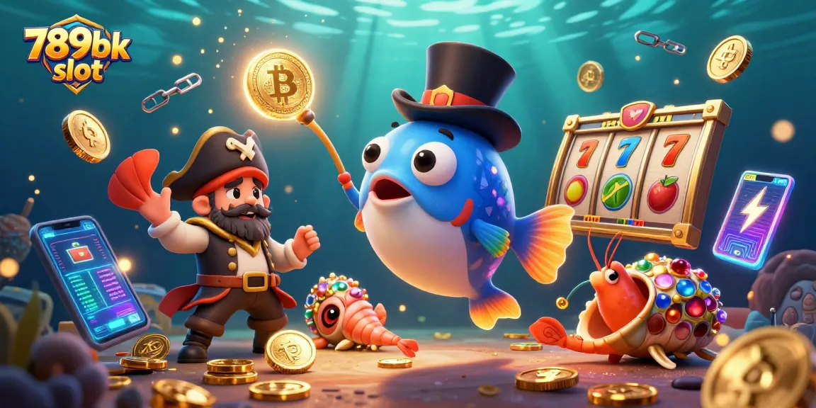 Engage with 789bk slot in a vibrant underwater world featuring captivating characters and exciting game elements.