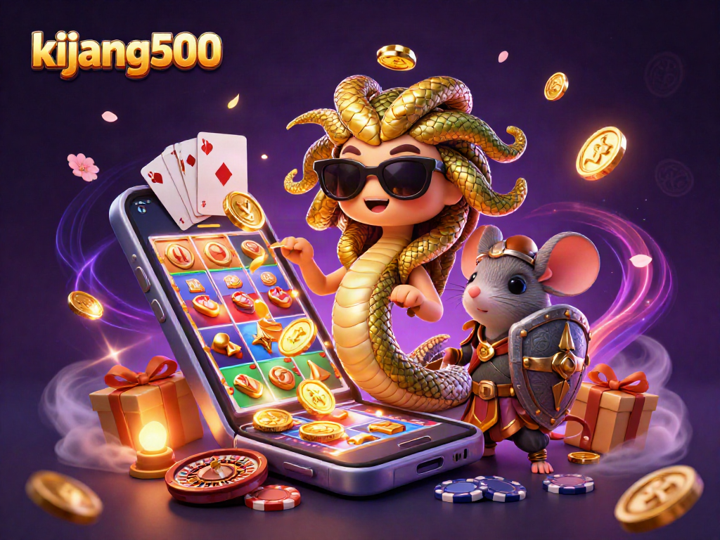 Engage in thrilling gameplay with kijang500 featuring a vibrant 3D casino scene.