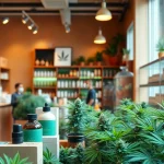Browse premium selections at a vibrant Weed Store featuring lush products and a welcoming atmosphere.