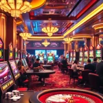 Players enjoying an exciting atmosphere at IDN Slot machines in a luxurious casino setting.
