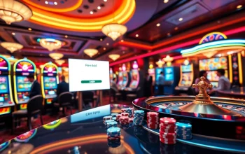 Engage with the exciting pen4d login interface while playing premier slot machines in a vibrant casino.