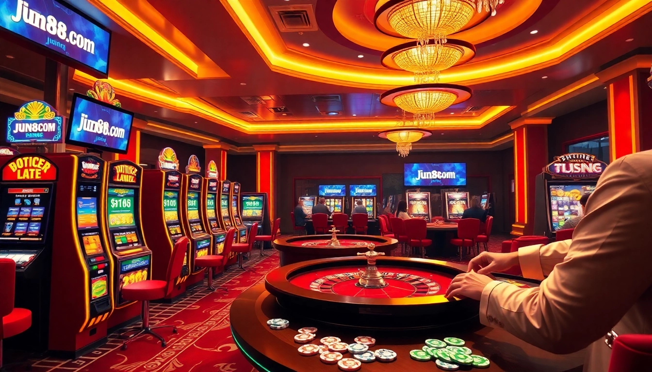Experience thrilling moments at jun88.com with exciting casino games and engaging action.