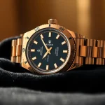 View a luxurious rolex replica watch with intricate details and craftsmanship on display.