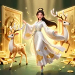 Engage with thrilling jackpots at uk88's vibrantly illustrated casino, showcasing rich treasures and dynamic gameplay.