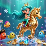 Engage in thrilling gameplay with free credit 918kiss on a vibrant underwater adventure featuring exciting slot machines.