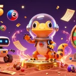 Experience the exciting world of tỷ lệ kèo nhà cái 5 with vibrant aliens discovering gambling treasures.