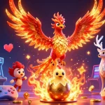 Place your ultimate parlay bets amidst a vibrant fantasy casino scene featuring mythical creatures.