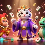 Experience the thrill at the best aussie online casinos with engaging characters and vibrant casino elements.