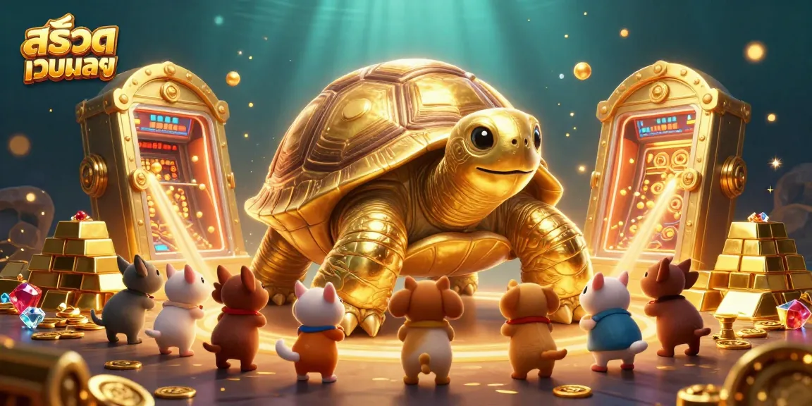 Experience the exciting world of สล็อตเว็บตรง with our thrilling 3D casino illustration!