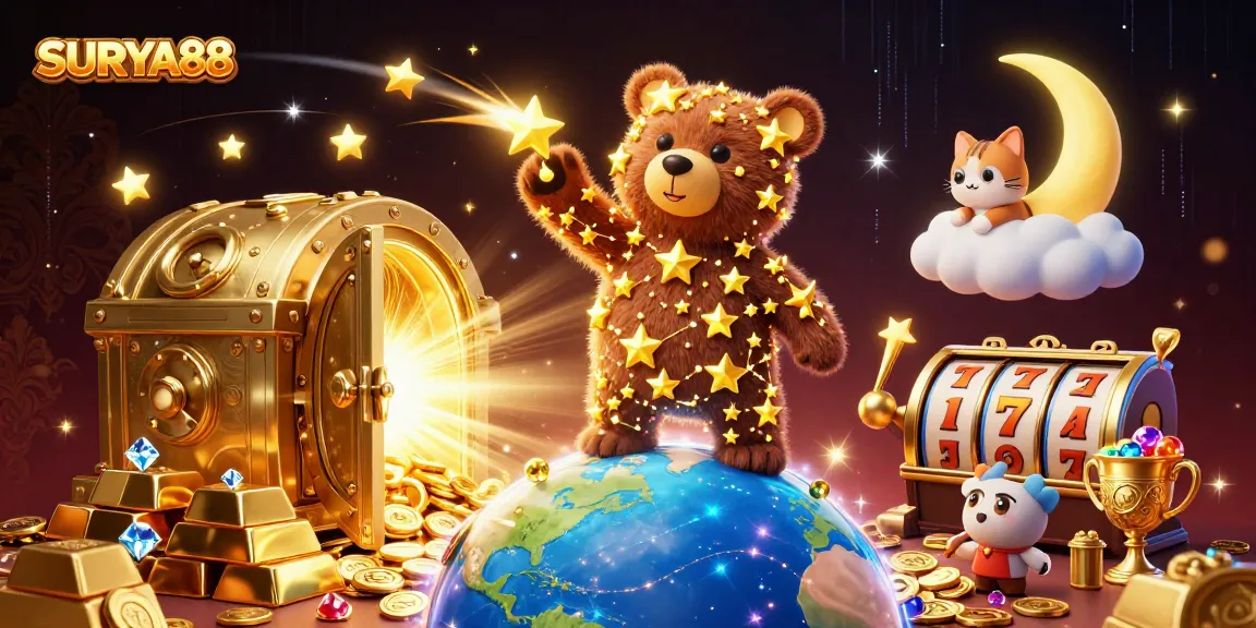 SURYA88 offers players thrilling slot experiences with vibrant 3D characters and treasure-filled visuals.
