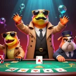 Rasakan sensasi bermain dengan DAX69 alternatif di kasino virtual bersama dino raptor lucu dan dealer bulldog!