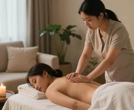 Experience 출장안마 in a serene home setting with expert massage therapist.